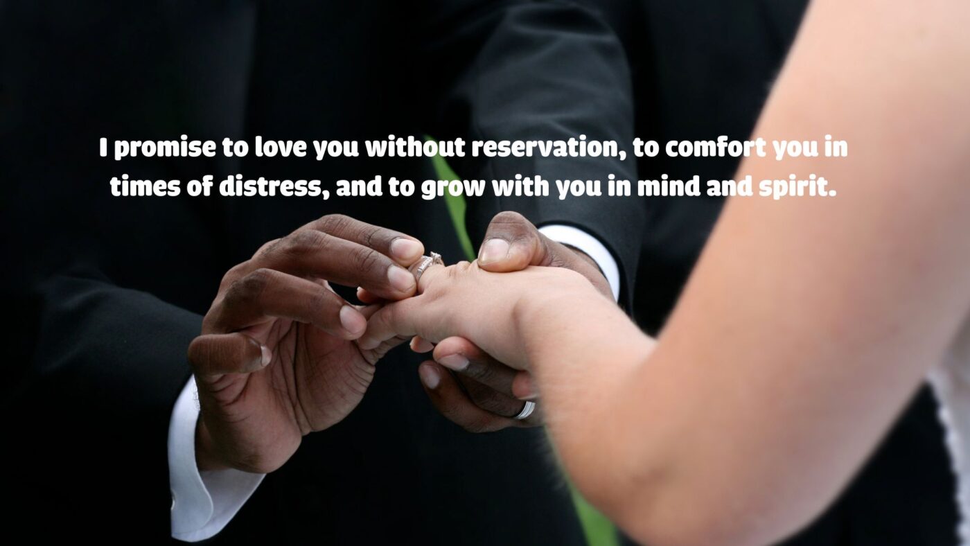 Classic Wedding Vow Ideas
