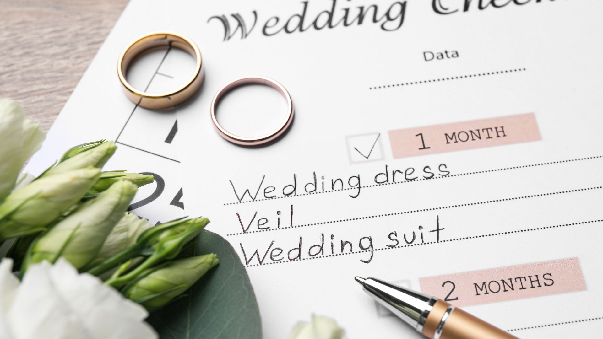 Wedding planning checklist