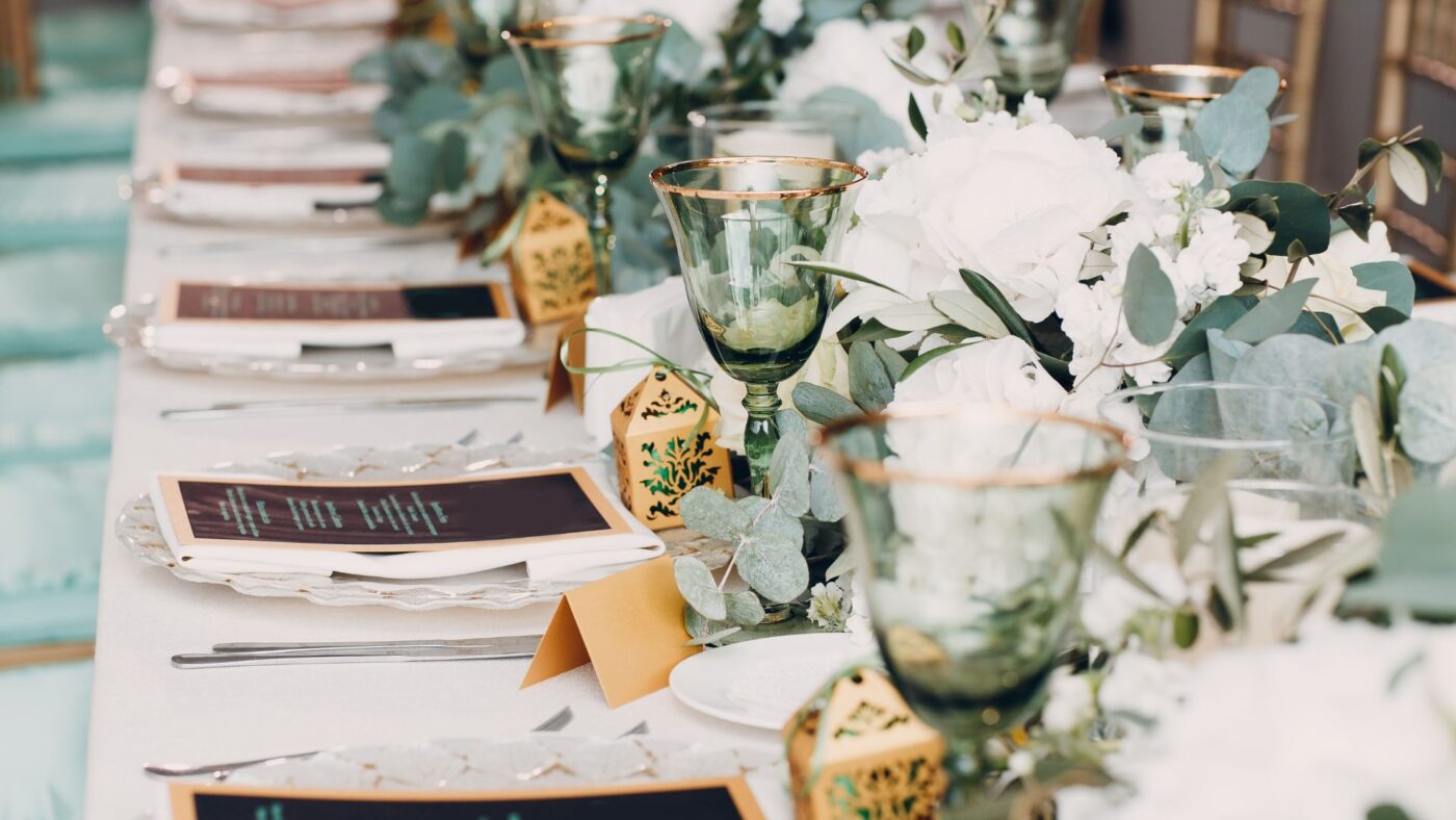 wedding table decorations