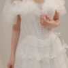 Opal Veil - Off-shoulder A-line sequin wedding dress
