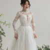 Clarisse - long sleeve A-line wedding dress