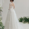 Clarisse - long sleeve A-line wedding dress - 4