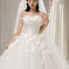 Petal - sleeveless ball gown wedding dress