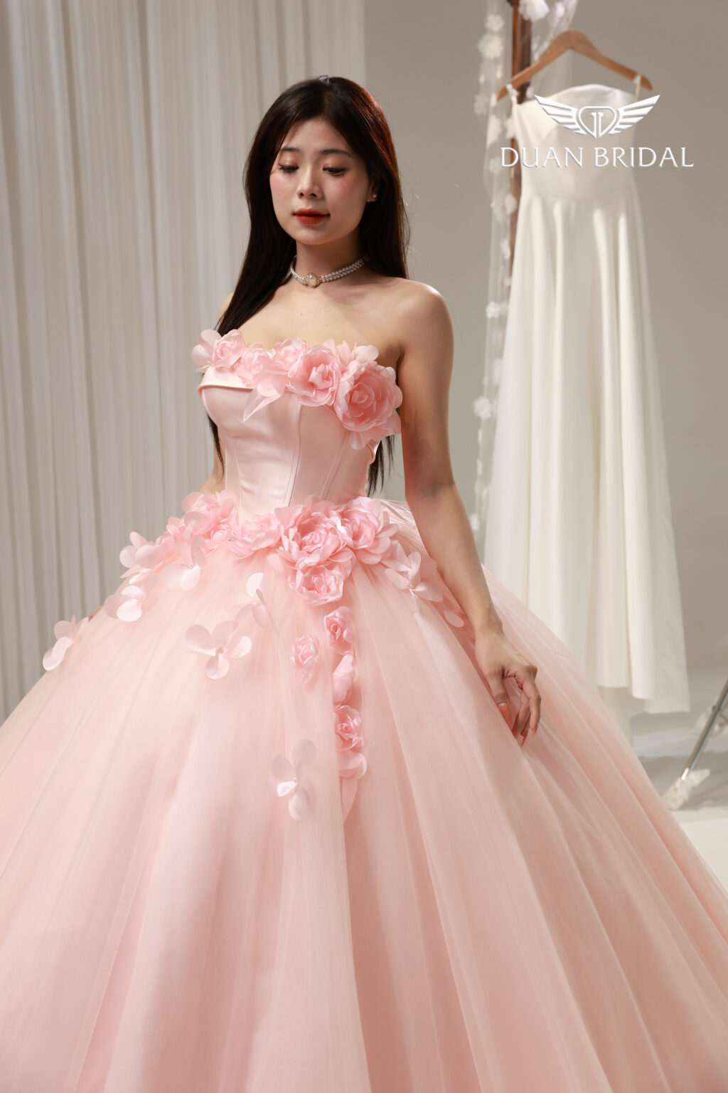 Petal - sleeveless ball gown wedding dress - 9