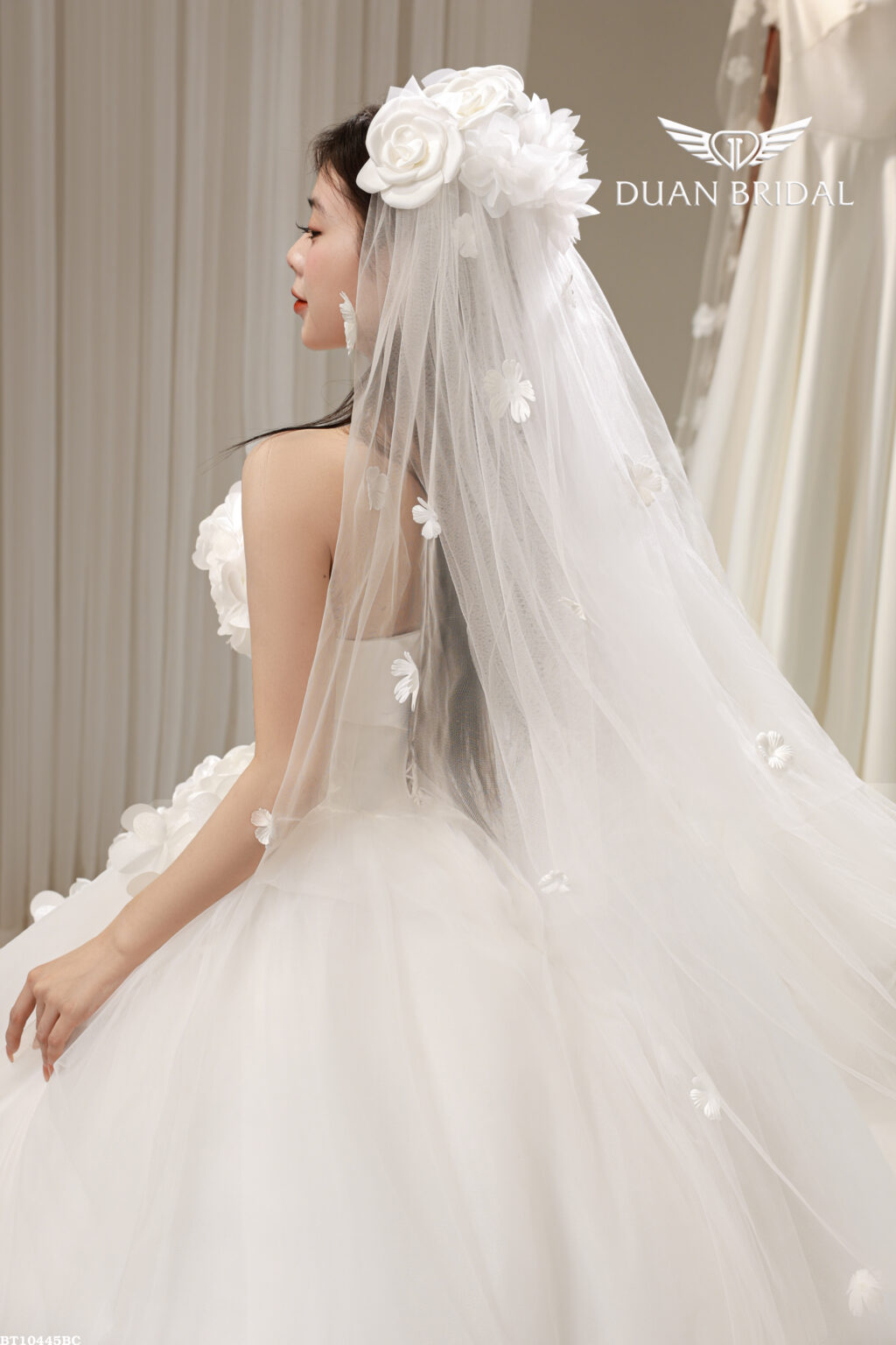 Petal - sleeveless ball gown wedding dress - 4