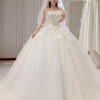 Petal - sleeveless ball gown wedding dress - 3