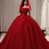 Petal - sleeveless ball gown wedding dress - 7