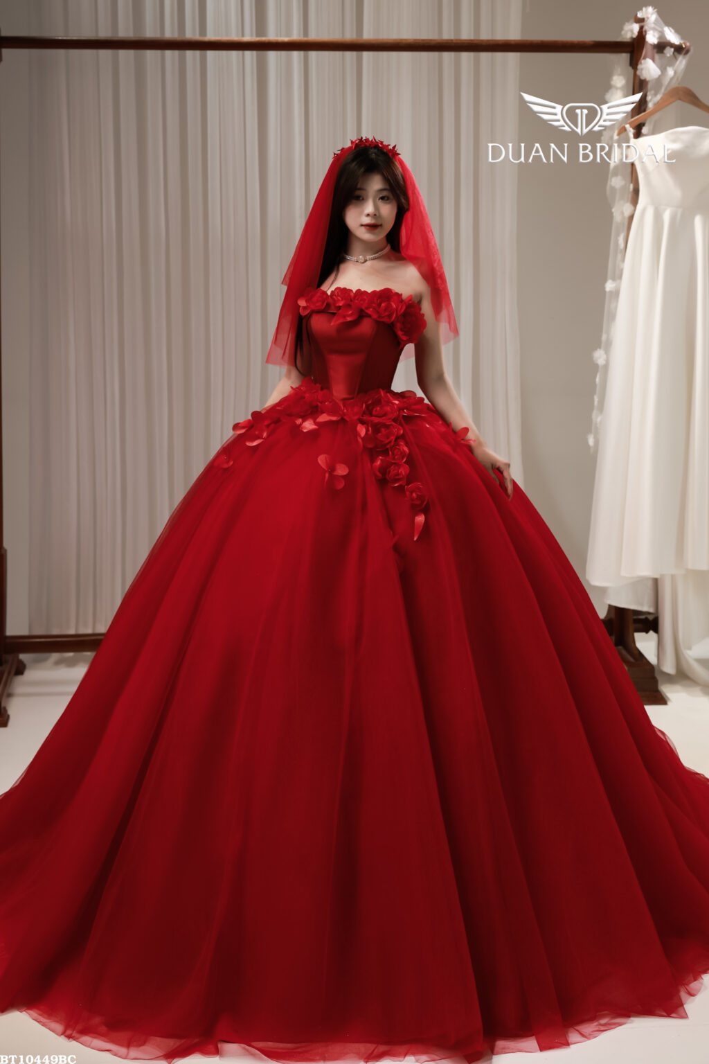 Petal - sleeveless ball gown wedding dress - 7