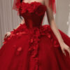 Petal - sleeveless ball gown wedding dress - 6