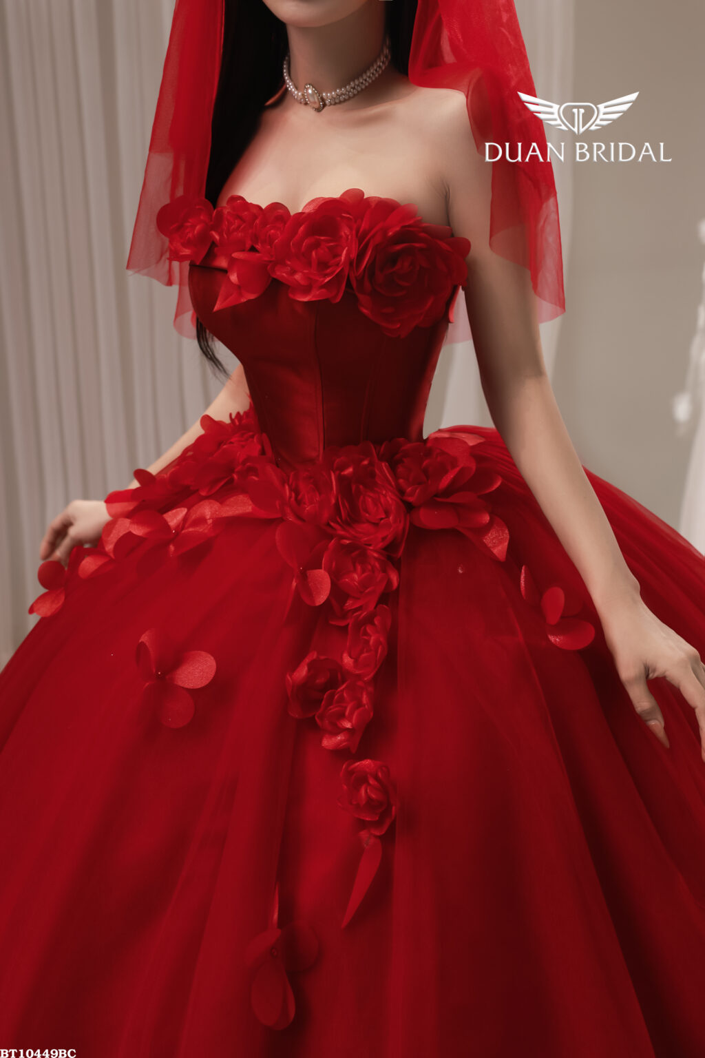 Petal - sleeveless ball gown wedding dress - 6