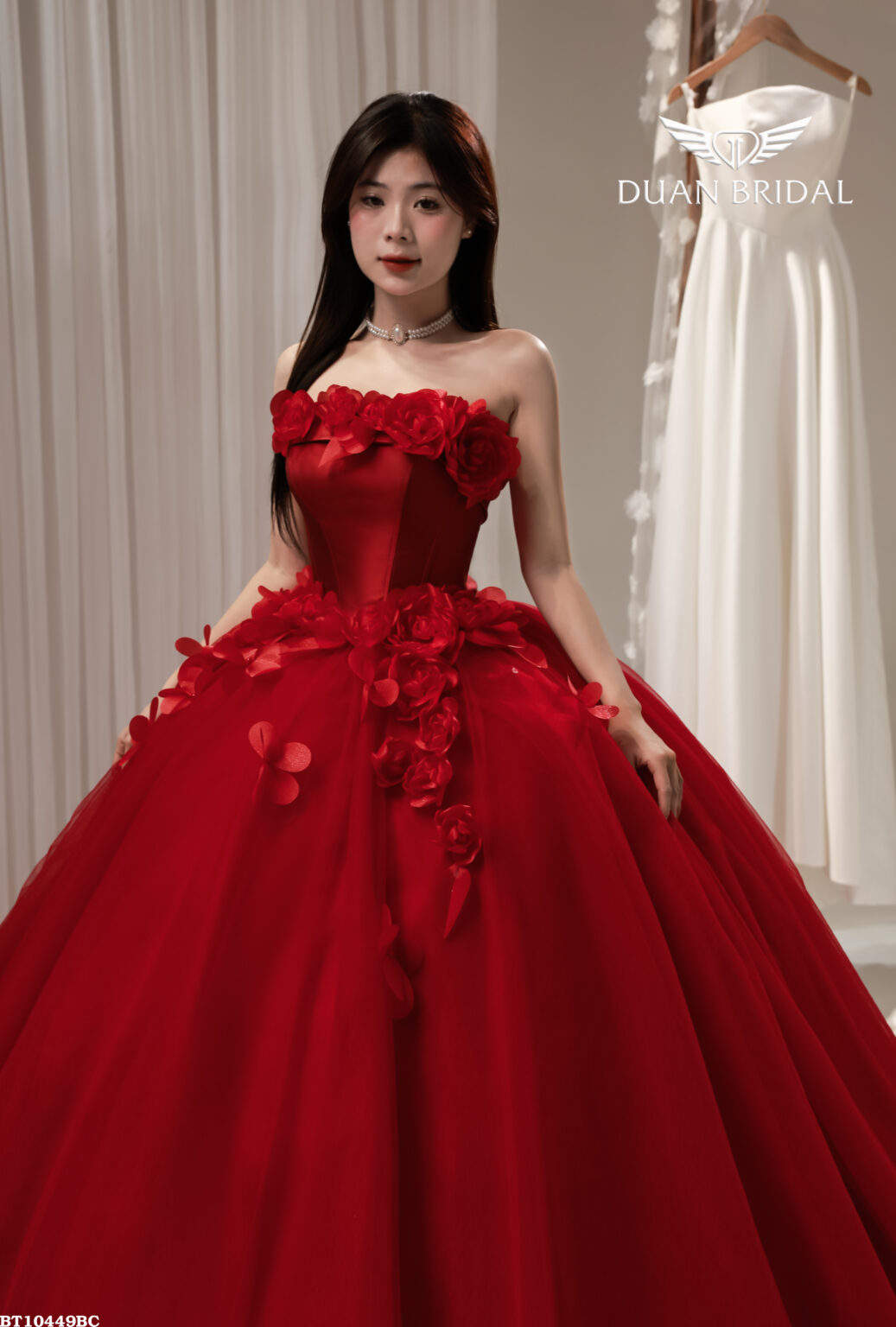 Petal - sleeveless ball gown wedding dress - 5