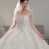 Seraphine - long sleeve ball gown wedding dress - 2