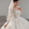 Seraphine - long sleeve ball gown wedding dress - 3