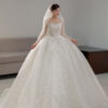 Seraphine - long sleeve ball gown wedding dress - 4