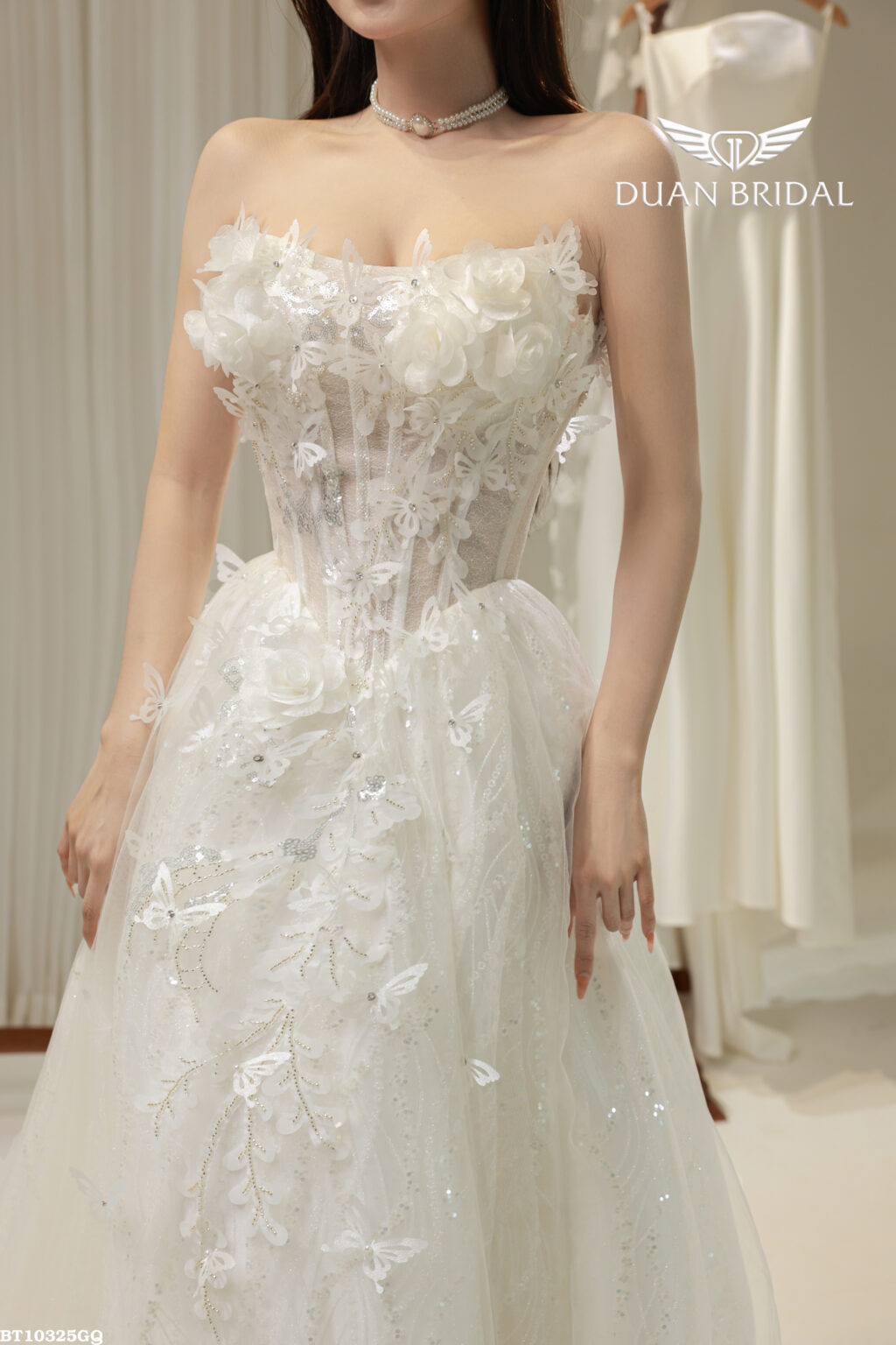 Allegra - sleeveless A-line wedding dress - 3