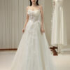 Allegra - sleeveless A-line wedding dress - 4