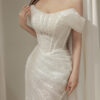 Saphira - off-shoulder mermaid wedding dress - 3