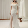 Saphira - off-shoulder mermaid wedding dress - 4
