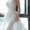 Lace Bloom - sleeveless mermaid wedding dress - 2