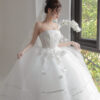 Blissia - sleeveless ball gown wedding dress - 3