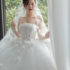 Blissia - sleeveless ball gown wedding dress