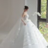 Blissia - sleeveless ball gown wedding dress - 5