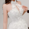 Lazra - sleeveless A-line wedding dress - 2