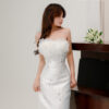 Seren - sleeveless mermaid wedding dress - 4