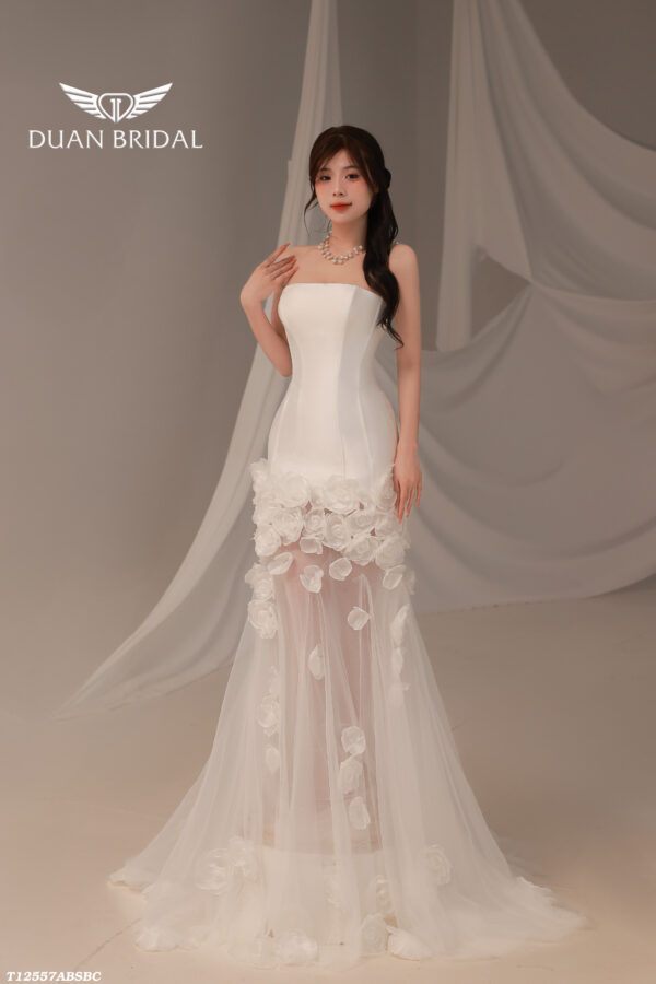 Amara - sleeveless mermaid wedding dress - 2