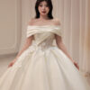 Auryn - off-shoulder ball gown wedding dress