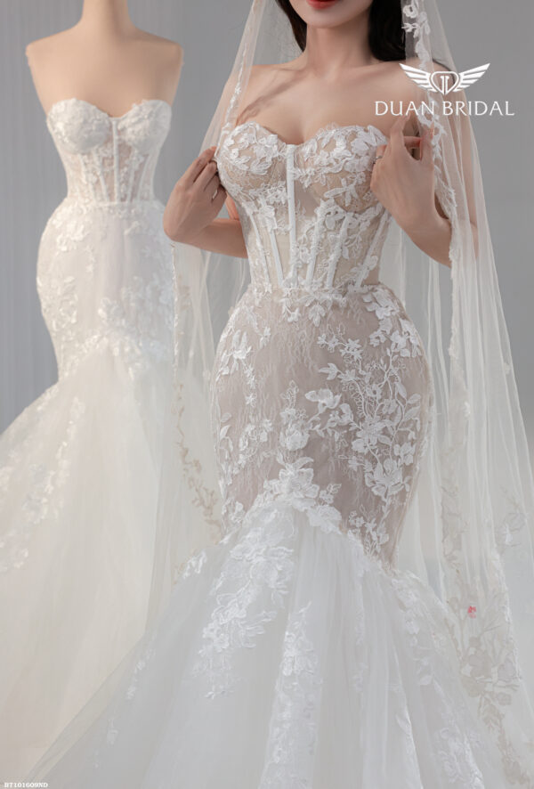 Astraea - sleeveless mermaid wedding dress