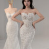 Zephyra - sleeveless mermaid wedding dress