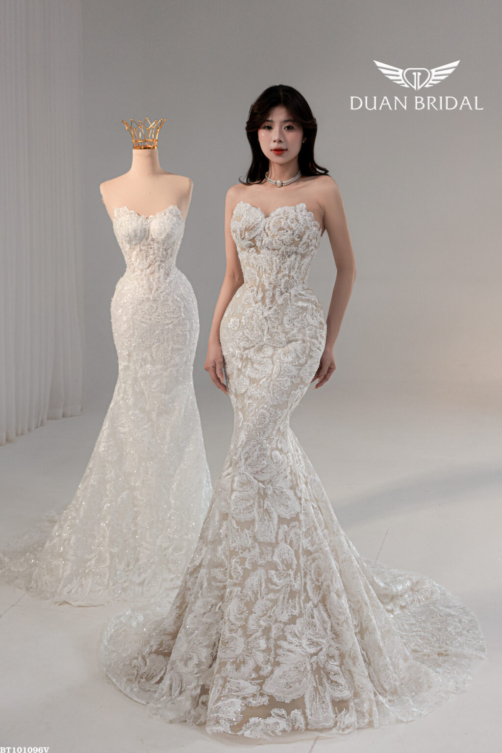 Zephyra - sleeveless mermaid wedding dress - 3