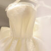 Reverie - detachable sleeve mini wedding dress - 3