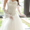 Evadne - sleeveless mermaid wedding dress - 2