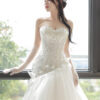 Evadne - sleeveless mermaid wedding dress
