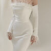 Aven - detachable sleeve mermaid wedding dress - 2
