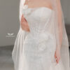 Eliselle - Sleeveless floral lace mermaid wedding dress