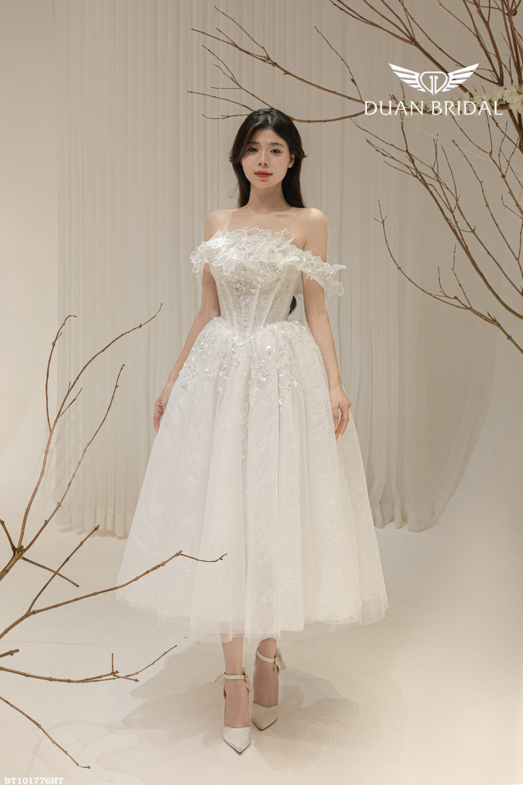 Solace - off-shoulder A-line wedding dress -3