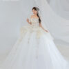 Saphira - sleeveless ball gown wedding dress - 4