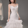 Velia - sleeveless mermaid wedding dress - 1