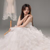 Velia - sleeveless mermaid wedding dress - 4