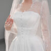 Lyssa Grace - Elegant long sleeve A-line wedding dress