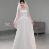 Lyssa Grace - Elegant long sleeve A-line wedding dress