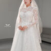 Oralys - Long sleeve illusion lace A-line wedding dress