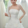 Majesta - Sleeveless corset mermaid wedding dress