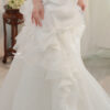 Lunelle - Sleeveless soft mermaid wedding dress with draped bodice