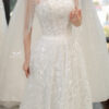 Floréline - Sleeveless soft lace A-line wedding dress