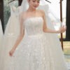 Floréline - Sleeveless soft lace A-line wedding dress