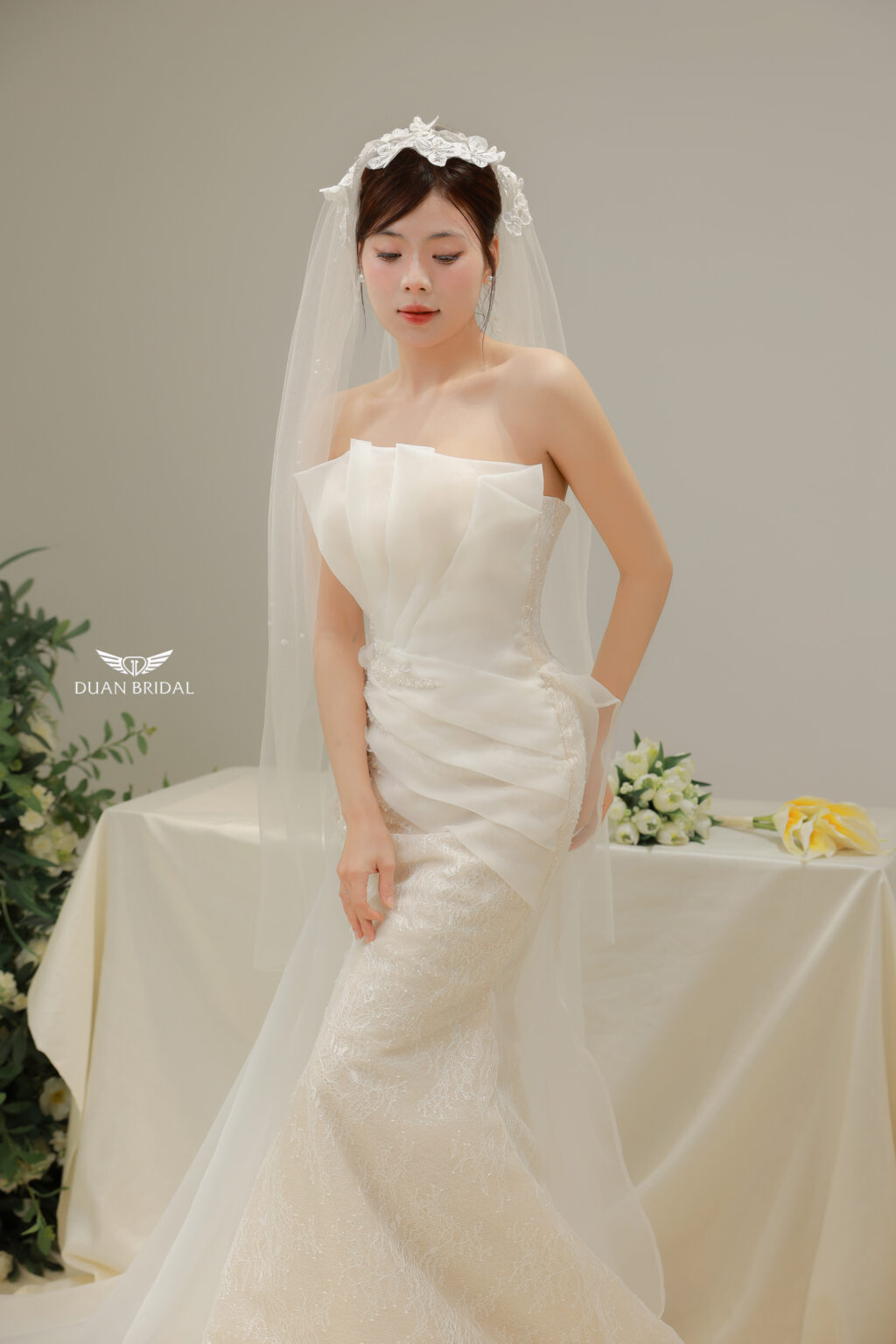 Lumira - Sleeveless mermaid wedding dress